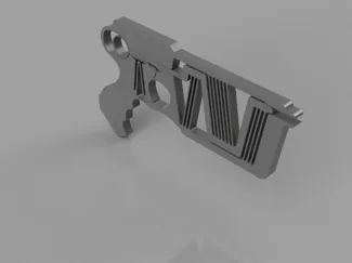 Scalable Mark Rober Compliant Dart Gun with .dxf