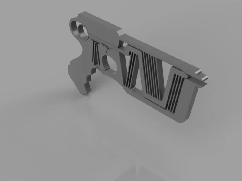 Scalable Mark Rober Compliant Dart Gun with .dxf