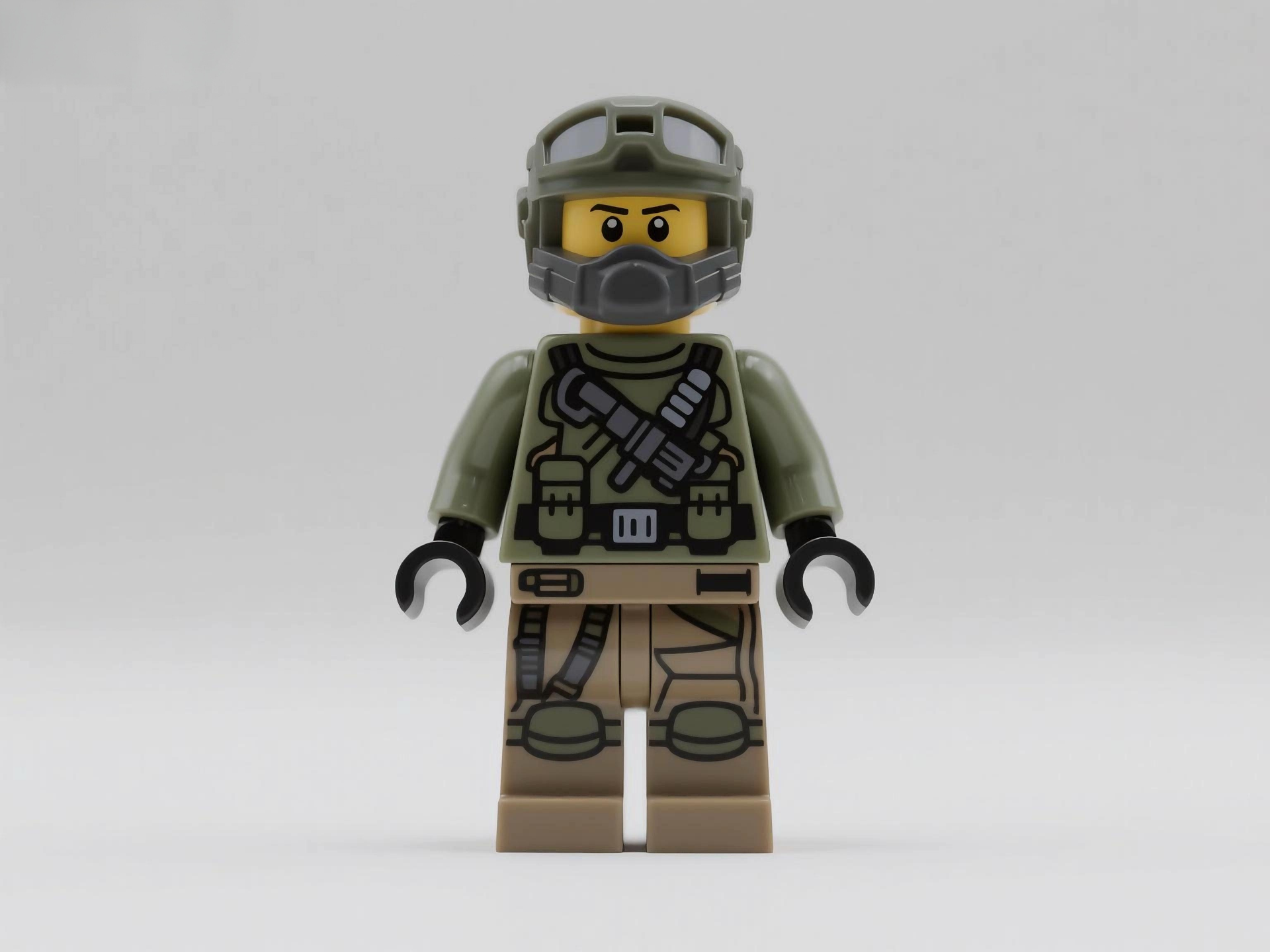 Lego Little Man Silahlı Savaşçı Entegre Baskı A1mini Uygulanabilir