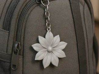 flower keychain