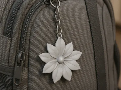 flower keychain