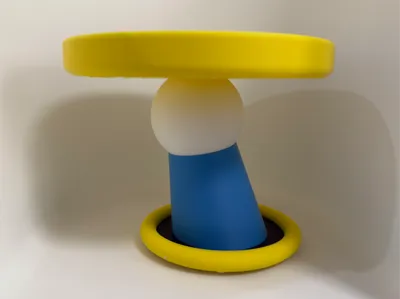 Doraemon outstretched round hand model display stand
