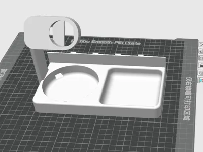 Square Hole Pegboard Integrated Wireless Charging Dock (Compatible with Huawei Watch GT5 and Wireless Charging Earbuds)