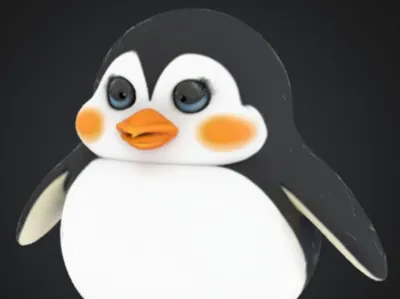 Derpy Lil Penguin