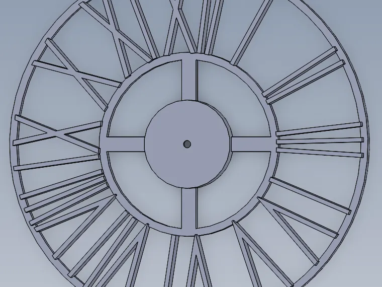 500mm wall clock