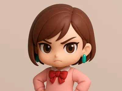 fan art momo ayase chibi
