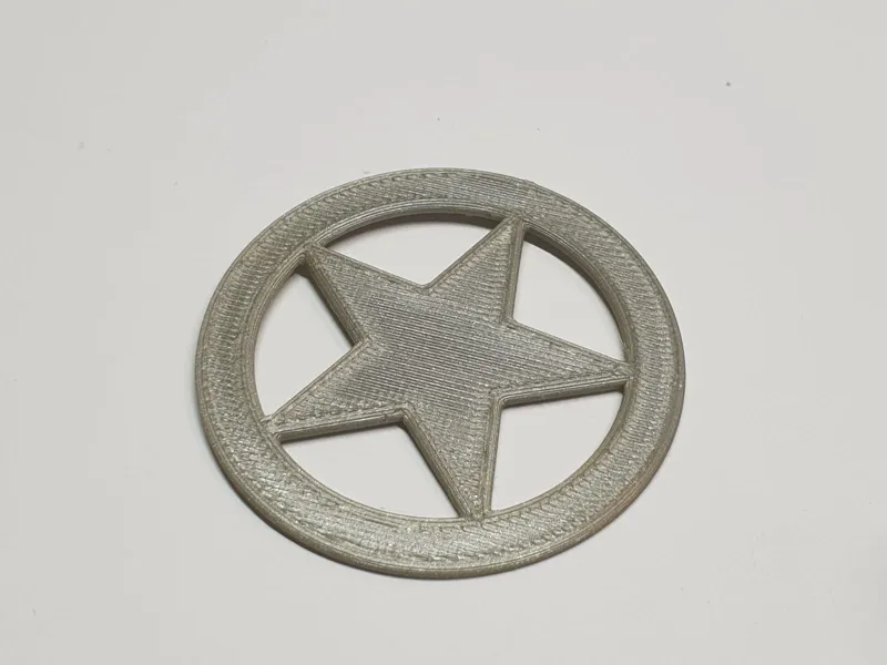 Sheriff star badge