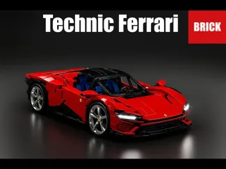 Brick Technic Ferrari Daytona SP3 Set