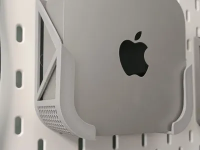 Mac Mini M4 IKEA pegboard mount