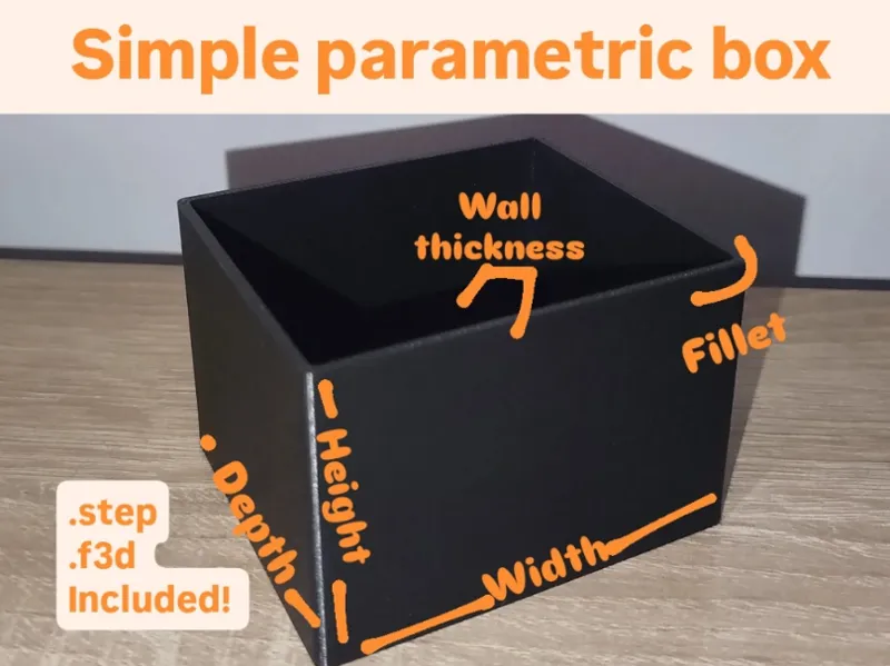 Simple Parametric Box / Sorting Tray