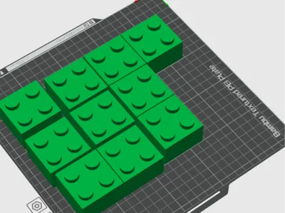 blocks scaled bigger than usual building blocks