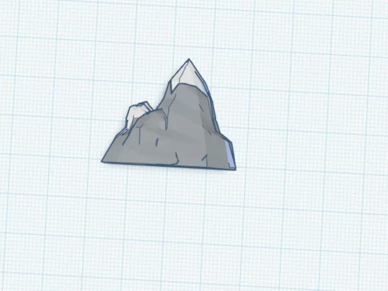mountain croc charm 