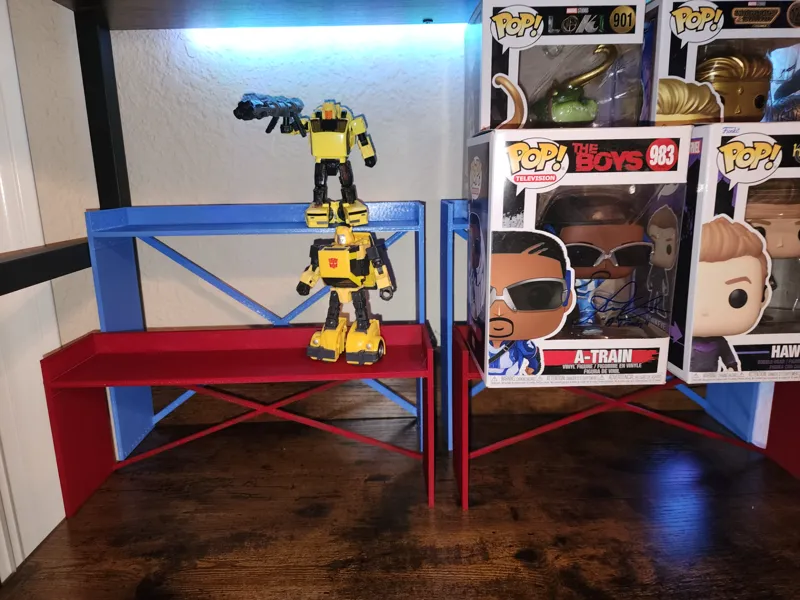 Simple shelf risers for Pops or Figures