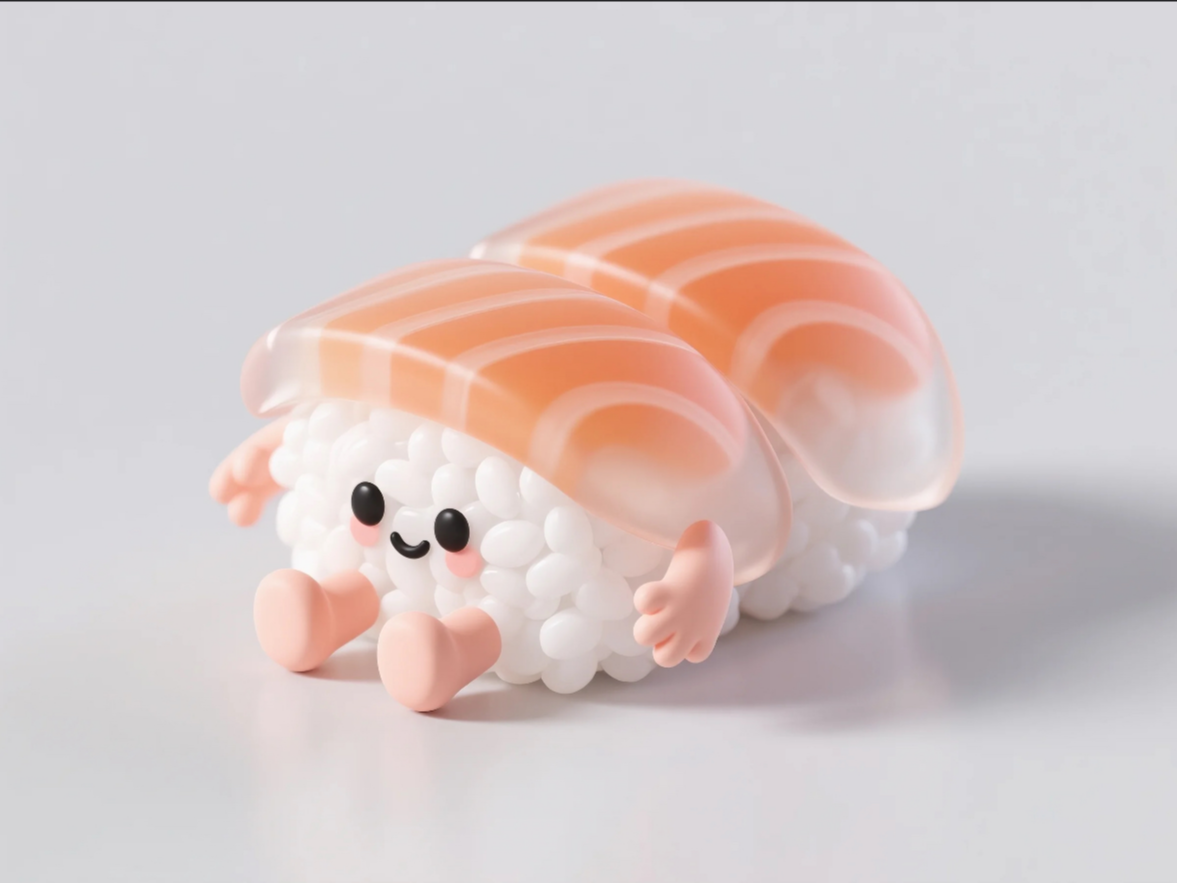 Salmon suşi All-in-One Printing A1mini için uygun