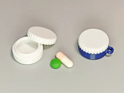 Round Box Pocket Pill Box Mini Box Small Storage Only 5g Small Box HK03