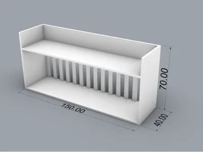 Desktop Mini Two-Tier Shelf