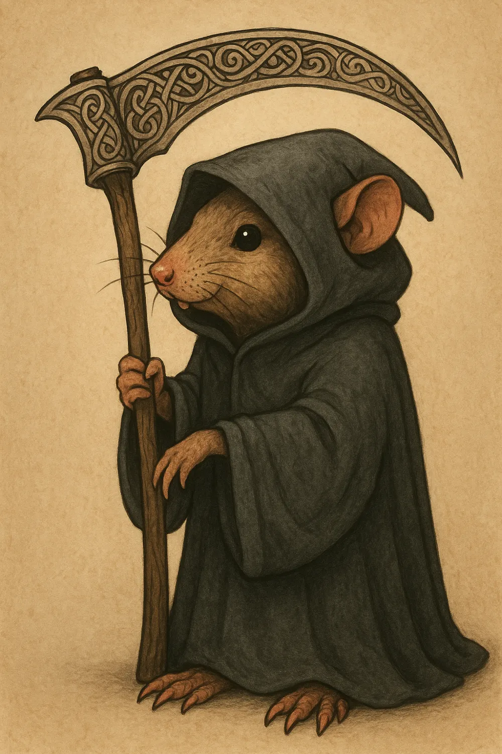 Rat grim reaper by 3D-wex MakerWorld: Download Free 3D Models