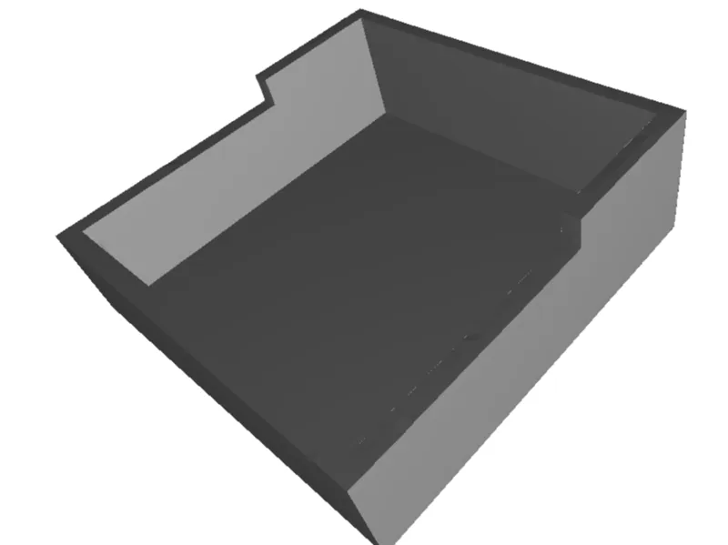 Minimal  Print in place Dice Tray 