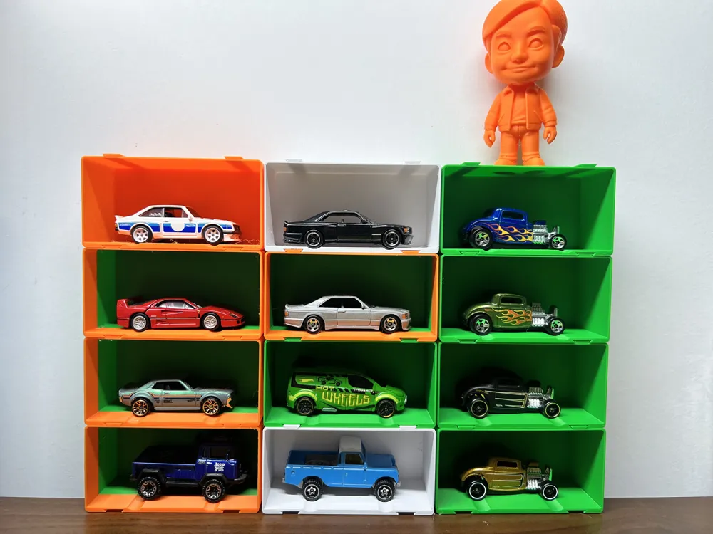 1:64 Scale Model Display Case - Free 3D Print Model - MakerWorld