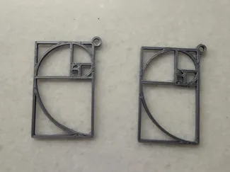 Golden Ratio earings