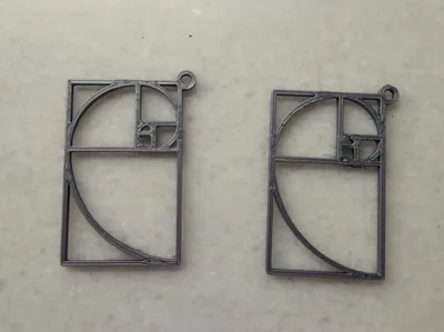 Golden Ratio earings