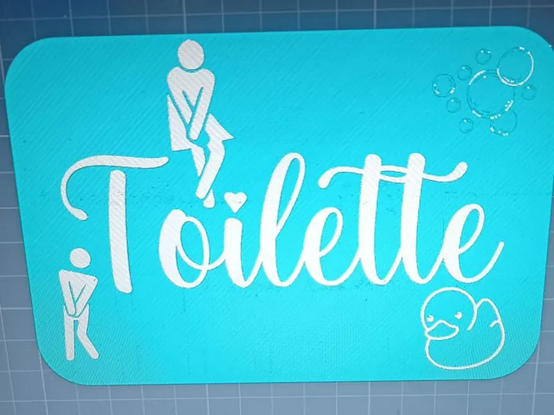 targhetta toilette