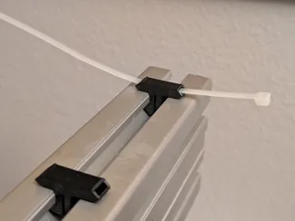 Zip Tie Clip 45 mm T Slot Extrusion