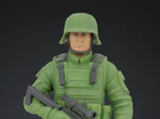 army man high detail
