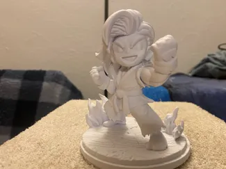 Custom Ken From Street fighter Figure 3D Model