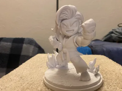 Custom Ken From Street fighter Figure 3D Model
