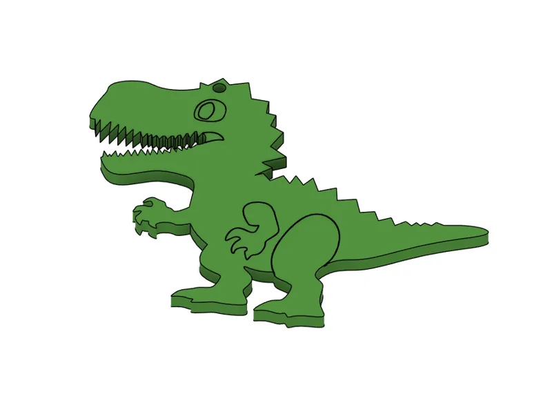 T-rex Keychain