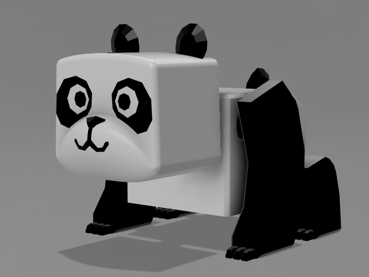 Mini World Panda - Hareketli Ortak Oyuncaklar