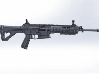 CR42(CS/LR 42) GBB System 3D Printed Project