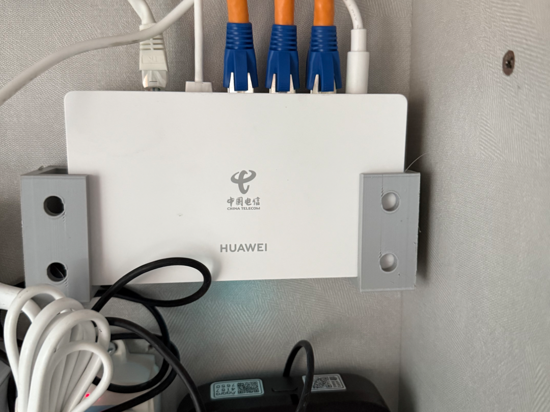 弱电箱路由器，猫盒子挂墙支架 