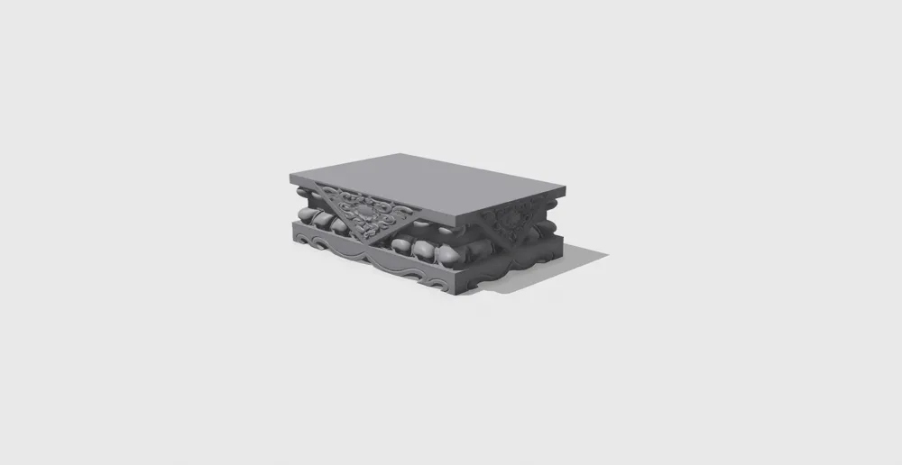 Lotus Rack Modeline Antique lotus model storage and display base - Free 3D Print Model ...