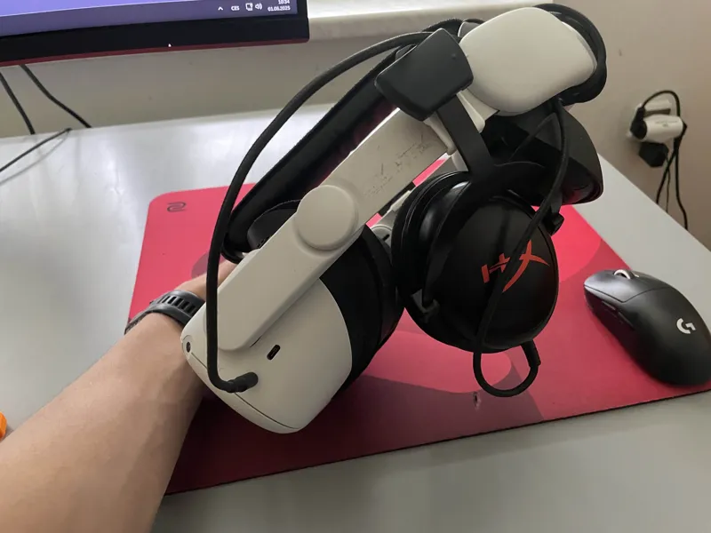 Meta Quest 2 Audio strap HyperX Cloud Kiwi Design
