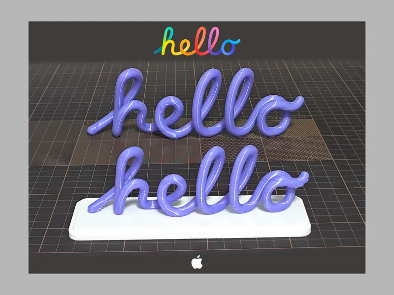 Hello 摆件