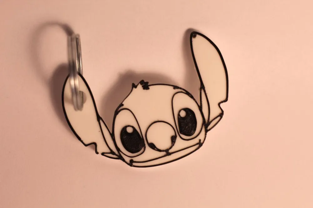 Stitch Keychain - Free 3D Print Model - MakerWorld