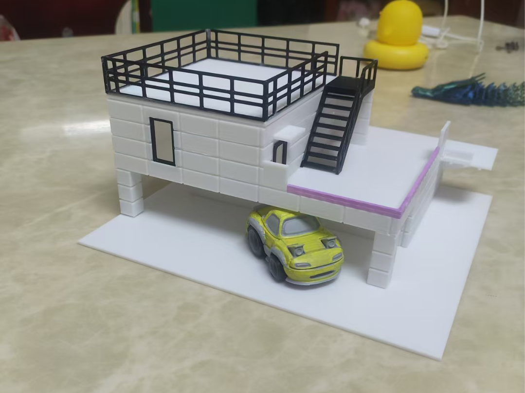 1/64车仔展示场景+模型地台