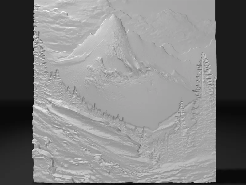 Schöne Berglandschaft