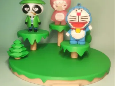 Figure Display Stand