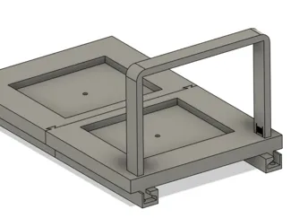 Mülleimer-Schienen-System