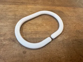 Shower curtain ring