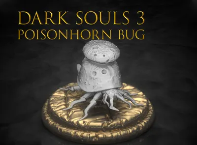 Dark souls - Poisonhorn Bug / Swamp bug miniature