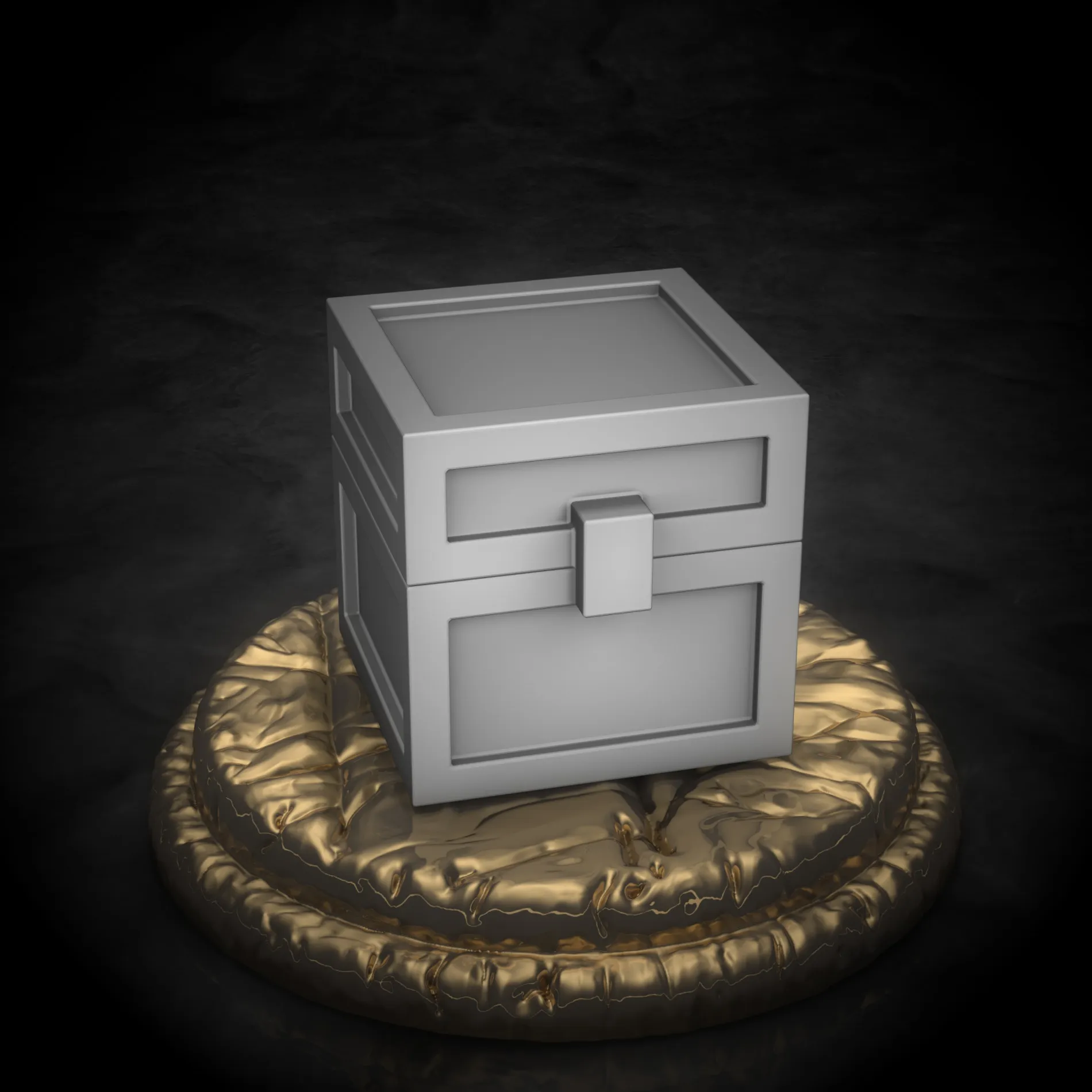 Realistic Minecraft chest. 25mm / 28mm miniature by Phylius MakerWorld ...