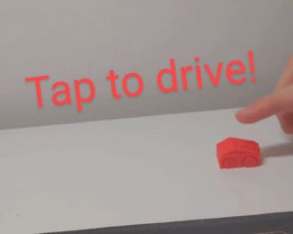 Print-in-place launchable car toy.