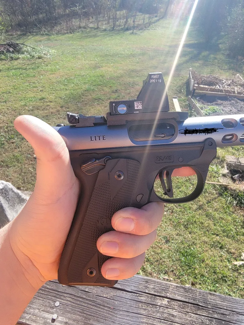 Ruger MK-4 Rearward RMR plate