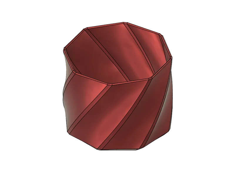 VASO OTTAGONALE
