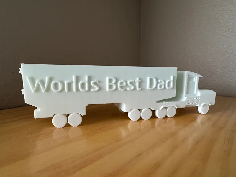 Fathers day truck