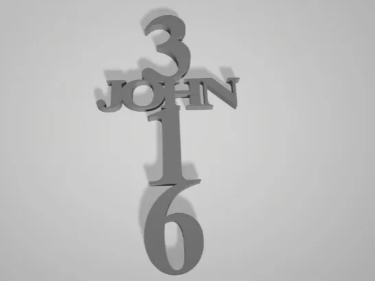Croix Jean 3:16